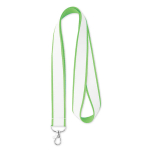 Lanyard poliéster e camada de cetim, sublimação, personalização total cor verde maçã sétima vista
