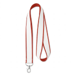 Lanyard poliéster e camada de cetim, sublimação, personalização total cor grená sétima vista