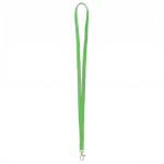 Lanyard de poliéster com mosquetão à escolha personalização total cor verde sétima vista