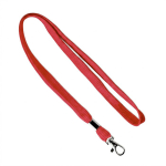 Lanyard poliéster presilha e mosquetão metálico personalização total cor grená sétima vista