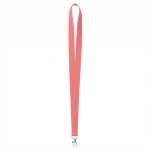Lanyard poliéster com fios refletores nas bordas personalização total cor vermelho sétima vista