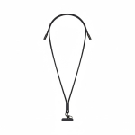 Lanyard ajustável cabo de carga Tipo-C telemóvel personalização total cor preto sétima vista