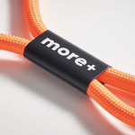 Pulseira para carregar o telemóvel tipo-C personalização total cor cor-de-laranja quinta vista