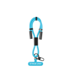 Pulseira para carregar o telemóvel tipo-C personalização total cor ciano vista principal