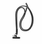 Lanyard ajustável para telemóvel Tipo-C personalização total cor preto sétima vista