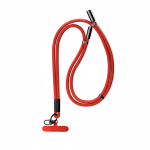 Lanyard ajustável para telemóvel Tipo-C personalização total cor vermelho sétima vista