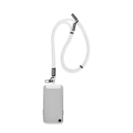 Lanyard ajustável para telemóvel Tipo-C personalização total cor branco