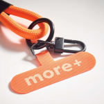 Lanyard para telemóvel de cordão curto Tipo-C personalização total cor cor-de-laranja quinta vista