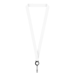 Lanyard de poliéster porta-credenciais retráctil personalização total cor preto sétima vista