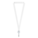 Lanyard de poliéster porta-credenciais retráctil personalização total cor cinzento sétima vista