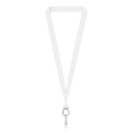 Lanyard poliéster porta-credenciais para sublimar personalização total cor cinzento sétima vista