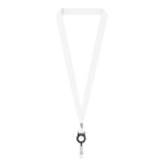 Lanyard poliéster porta-credenciais para sublimar personalização total cor azul-marinho sétima vista