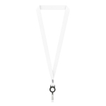 Lanyard poliéster porta-credenciais para sublimar personalização total cor azul ultramarino sétima vista