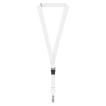 Lanyard desmontável sublimar porta-credenciais personalização total cor branco sétima vista