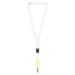 Lanyard desmontável sublimar porta-credenciais personalização total cor amarelo sétima vista
