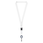 Lanyard desmontável sublimar porta-credenciais personalização total cor azul ultramarino sétima vista