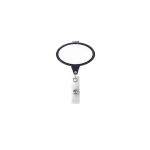 Porta-credenciais retráctil em forma oval, personalização total cor azul ultramarino sétima vista