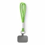 Cordão duplo para telemóvel placa personalizável personalização total cor verde maçã sétima vista