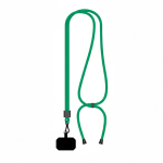 Lanyard ajustável de poliéster para o telemóvel personalização total cor verde garrafa sétima vista