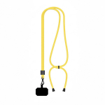 Lanyard ajustável rPET bicolor para o telemóvel personalização total cor amarelo sétima vista