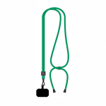 Lanyard ajustável rPET bicolor para o telemóvel personalização total cor verde garrafa sétima vista