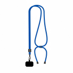 Lanyard ajustável rPET bicolor para o telemóvel personalização total cor azul real sétima vista