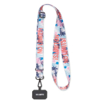 Lanyard smartphone, placa de pendurar telemóvel personalização total cor branco