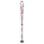 Lanyard smartphone, placa de pendurar telemóvel personalização total cor branco