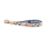 Pulseira de rPET com várias opções de fecho personalização total