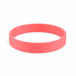 Pulseira de silicone para eventos 100% personalizável feita a medida cor vermelho sétima vista