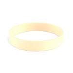 Pulseira de silicone para eventos 100% personalizável feita a medida cor natural sétima vista