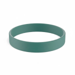 Pulseira de silicone para eventos 100% personalizável feita a medida cor verde militar sétima vista