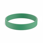 Pulseira de silicone para eventos 100% personalizável feita a medida cor verde-escuro sétima vista