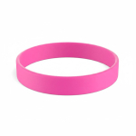 Pulseira de silicone para eventos 100% personalizável feita a medida cor fúcsia fluorescente sétima vista