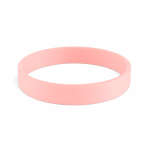 Pulseira de silicone para eventos 100% personalizável feita a medida cor coral sétima vista