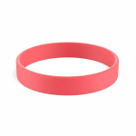 Pulseira de silicone para eventos 100% personalizável feita a medida cor grená sétima vista