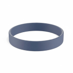 Pulseira de silicone para eventos 100% personalizável feita a medida cor azul ultramarino sétima vista