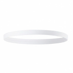 Fita de cabelo desportiva de silicone texturizado personalização total cor branco sétima vista