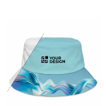 Chapéu poliéster 150 g/m2 personalizável nos 2 lados cor branco vista principal
