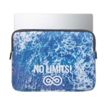 Bolsa para portátil neopreno e resistente à água personalização total cor branco quinta vista