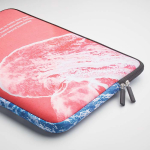 Bolsa para portátil neopreno e resistente à água personalização total cor branco quinta vista