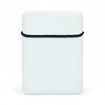 Bolsa para tablet de neopreno resistente à água personalização total cor branco sétima vista