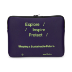 Bolsa para tablet de neopreno amortecedor personalização total cor branco terceira vista