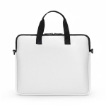 Pasta para portátil de neopreno amortecedor personalização total cor branco sétima vista