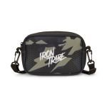 Bolsa tiracolo de neopreno com alça ajustável personalização total cor branco