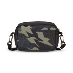 Bolsa tiracolo de neopreno com alça ajustável personalização total cor branco terceira vista