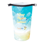 Bolsa de PVC resistente à água alça de ombro 10 L personalização total cor branco