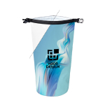Bolsa de PVC resistente à água alça de ombro 10 L personalização total cor branco vista principal