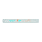 Pulseira refletora com superfície quadriculada personalização total cor prateado quinta vista