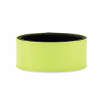 Pulseira de fita refletora prateada ou amarela personalização total cor amarelo fluorescente sétima vista